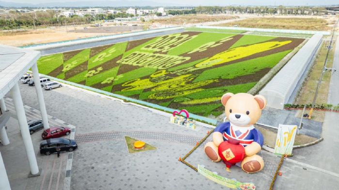 熱博會現場 Q萌泰迪熊優雅登場，與屏東市民熱情邂逅