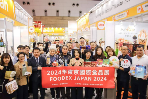 屏東21家企業成東京食品展數量之最，周春米預祝業績突破百億