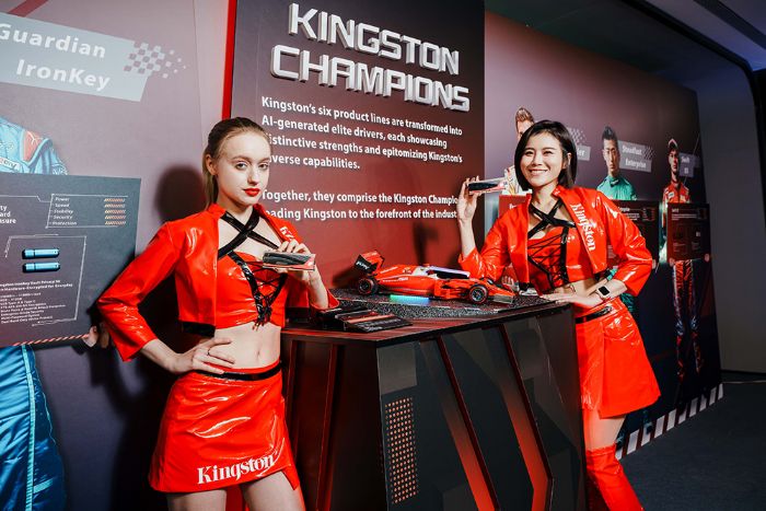 Kingston 展現賽車主題於 COMPUTEX 2024，強調高性能儲存產品