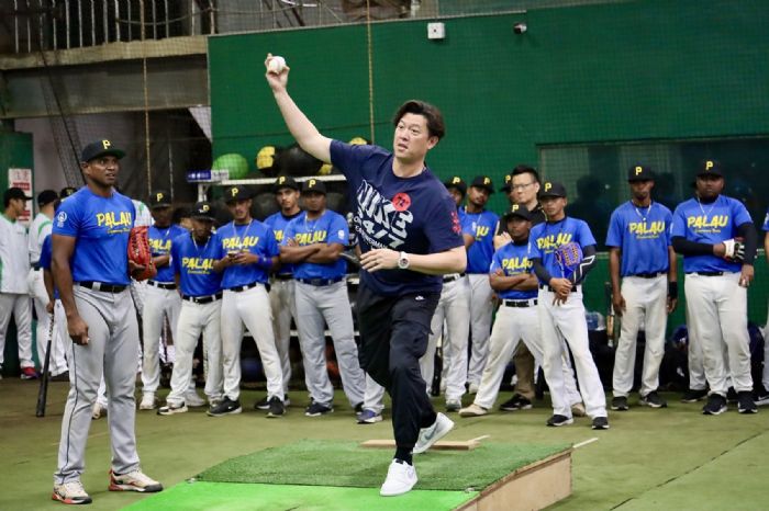 深化臺帛運動交流：王建民教練指導帛琉棒球隊備戰太平洋迷你運動會