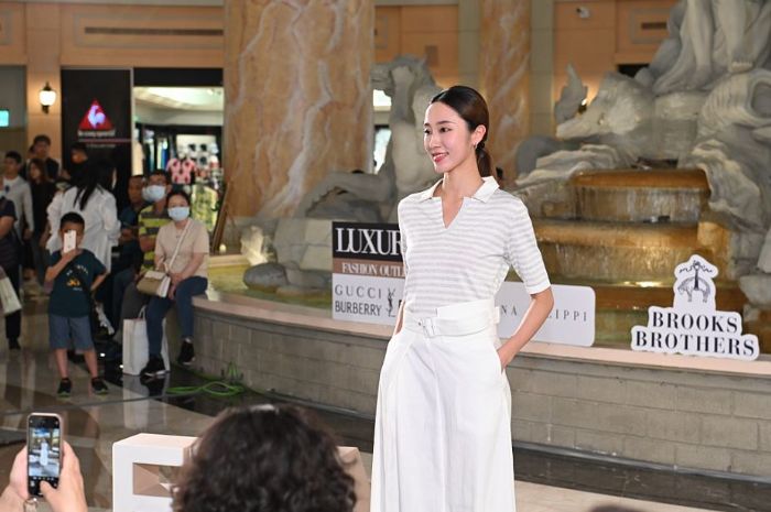 羅馬天幕許願池熱鬧掀起2024春夏時尚風潮，台北時裝周名模演繹