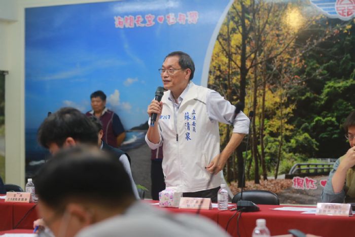 蘇清泉立委積極推動屏南快速道路計畫，親自參與環評促進工程進度