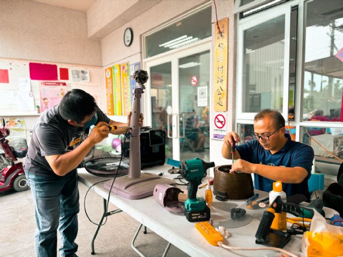 行動維修志工進社區，屏東打造惜物暖心網絡