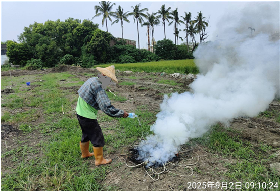愛護環境從拒絕露天燃燒開始，屏東環保局運用科技全日監控