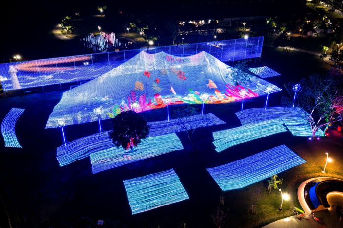 2026屏東燈節正式點燈，主燈秀「山之光」震撼全場