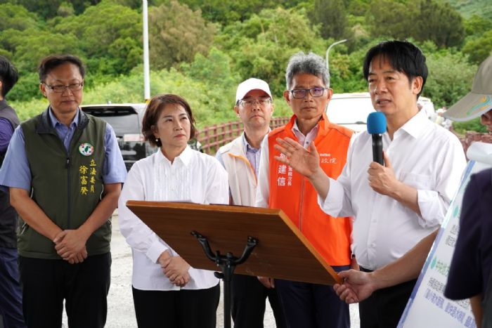 總統南下屏東視察治水工程｜攜手守護恆春，共建防災韌性城市