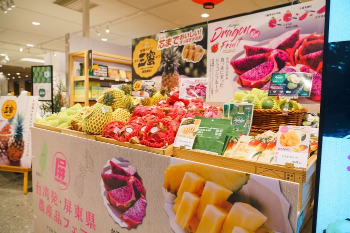 日本朋友不必飛台灣，屏東優質農產進軍日本關西近鐵百貨