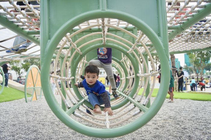 九如鄉巴轆公園正式啟用！菸葉主題特色遊戲塔亮相，打造屏北全齡共融新標竿