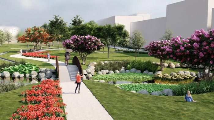 城市西門戶，屏東心動脈，永新公園環境改善工程動土，打造都市綠軸線