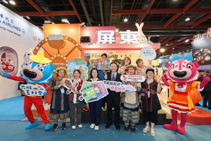 2026台北國際觀光博覽會盛大開幕，屏東館化身城市遊樂園，帶領民眾與南國小怪獸展開奇幻冒險