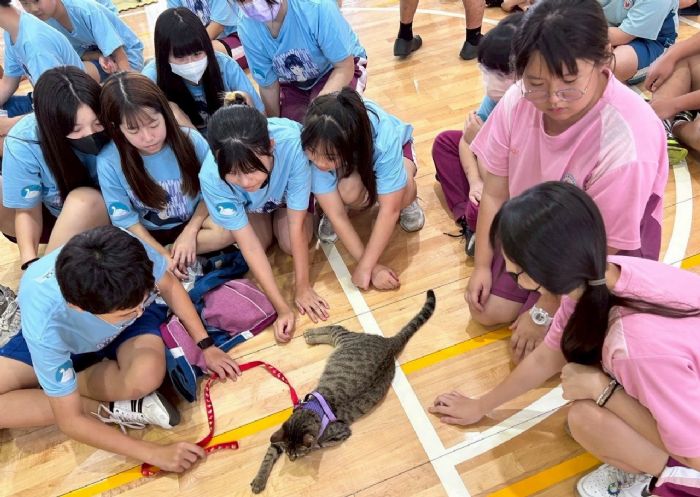 屏縣府推動保生命教育，陪伴犬貓走入校園