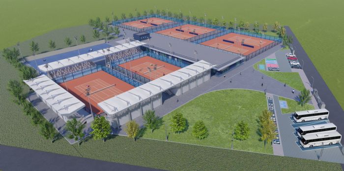 屏東縣網球中心動土典禮，將作116年全國運動會比賽場地