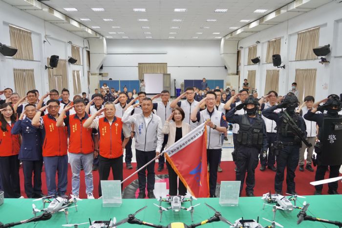 屏東警用無人機隊成軍，維安、交控與夜間搜索全面升級