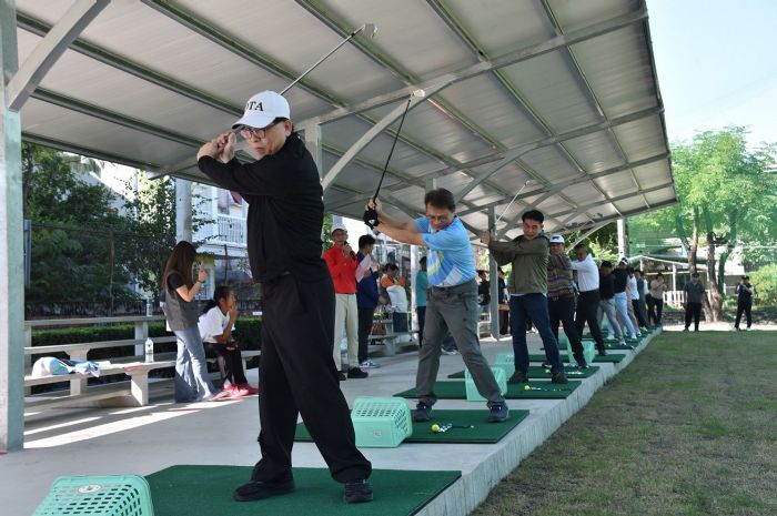 屏大攜手大田精密，跨越虛擬到實體 ，高爾夫練習場盛大啟用