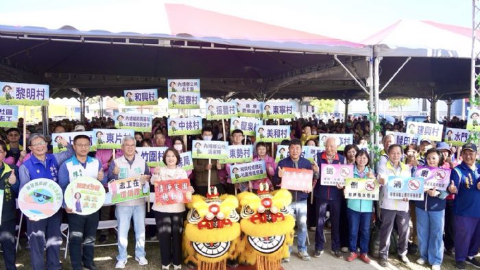 「屏東縣清潔週」總動員，1200名志工掃街大會師