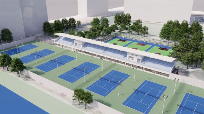 中壢網球場啟動整修重建工程，打造更舒適安全的桃園運動新場域