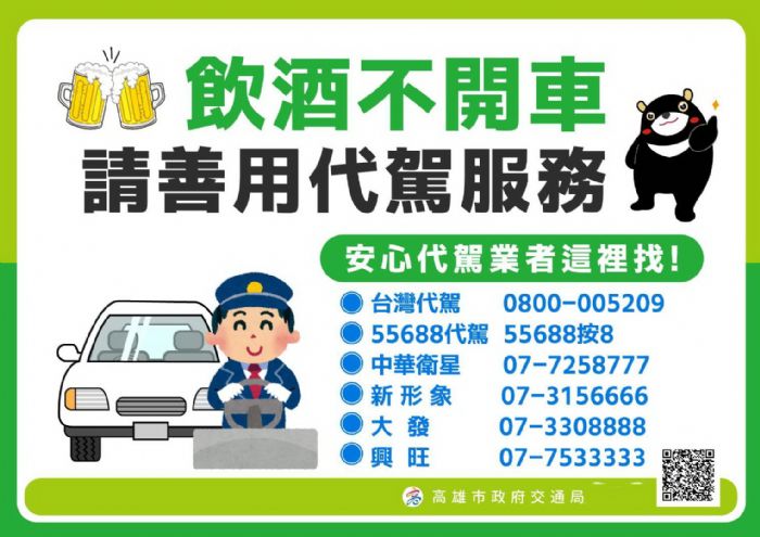 守護幸福每一程!高雄酒駕零容忍,代駕服務讓平安回家更簡單 守護幸福每一程!高雄酒駕零容忍,代駕服務讓平安回家更簡單