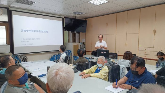 強化動物用藥觀念！臺中市動保處舉辦養畜禽業者正確用藥宣導課程