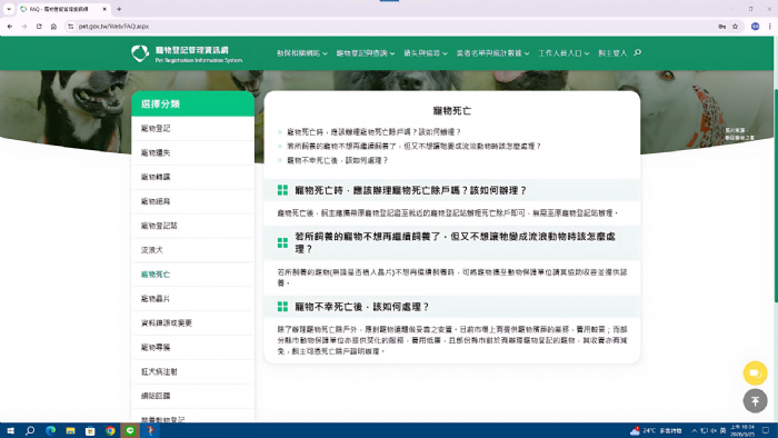 陪毛寶貝走完最後一程！新北推動寵物除戶登記，為珍貴陪伴留下完整紀念