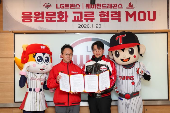 味全龍與韓職 LG TWINS簽署年度雙邊合作，攜手深化應援文化暨多元國際交流！
