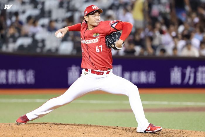 曹祐齊5局無失分封鎖桃猿火力，朱育賢締造連10季雙位數轟，味全龍6比2奪系列勝利