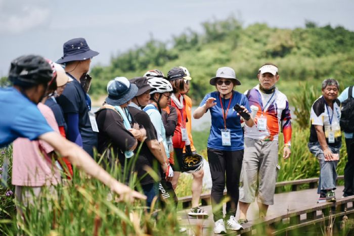 高雄乘風而騎首場前進仁武、大社，單車慢遊觀音湖生態新景點