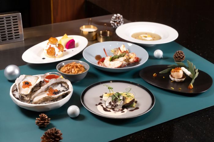 高雄萬豪酒店歡慶聖誕 館內餐廳推出節慶限定美饌，A5和牛法式饗宴、精緻牛排鐵板燒套餐 交織冬日味覺盛宴
