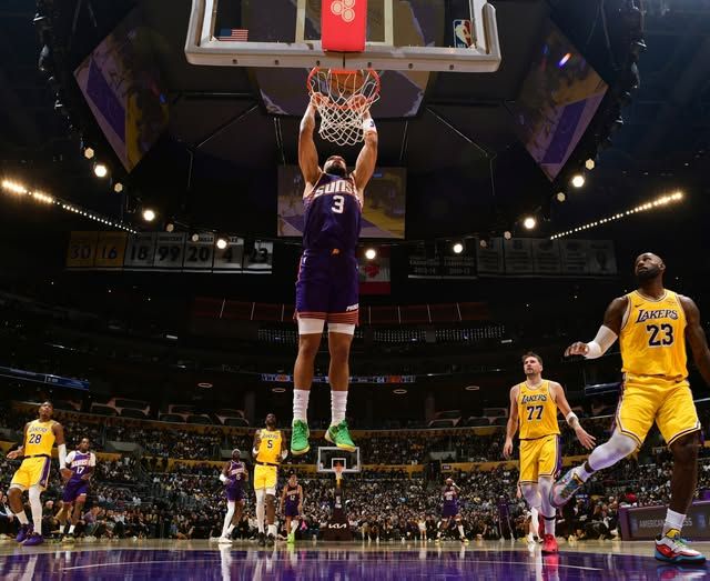 太陽火力全面升空！Gillespie神射爆發，Brooks飆分領航，輕鬆終結湖人連勝氣勢