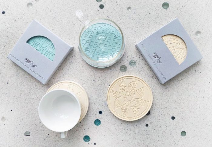 海科文創「潮聚水泥杯墊」全新上市—廢材重生，為海發聲！ 商品採回收獲永續禮資源再創之作法