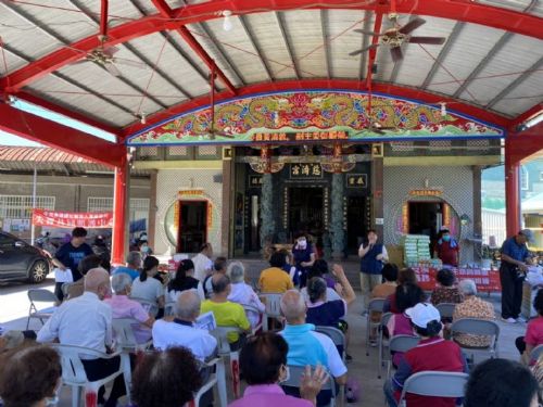 屏警萬丹磚寮社區預防犯罪宣導