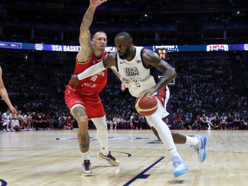 美國男籃熱身賽完美收官：LeBron James 閃耀全場