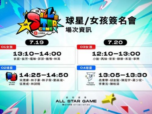 2025中職明星賽將登場　「球星女孩簽名會」限量開放票券7月12日開搶！