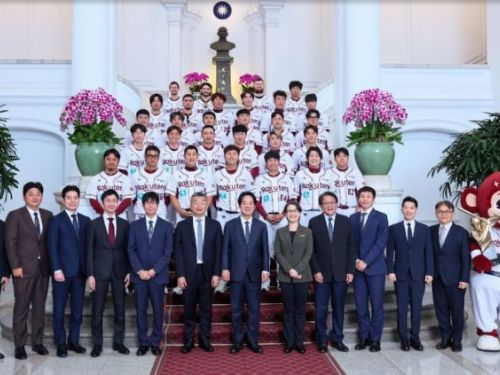 樂天桃猿奪2025中華職棒總冠軍　晉見賴清德分享榮耀