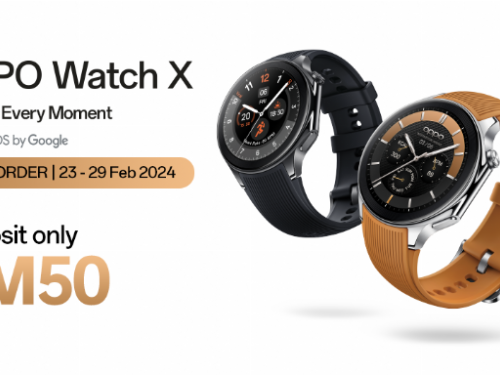 OPPO將於2月29日在馬來西亞揭曉新款智慧手錶OPPO Watch X