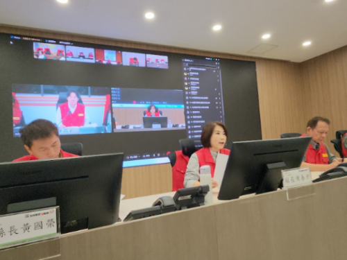 屏東縣長周春米全力備戰山陀兒颱風，賴清德總統提供支持