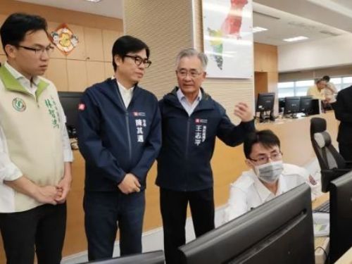 119話務量日均千通  陳其邁期望智能化提升消防派遣效率