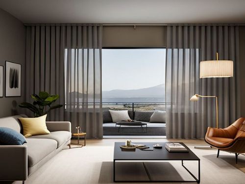 窗簾系統的多樣選擇：從經典圓桿到現代繩索