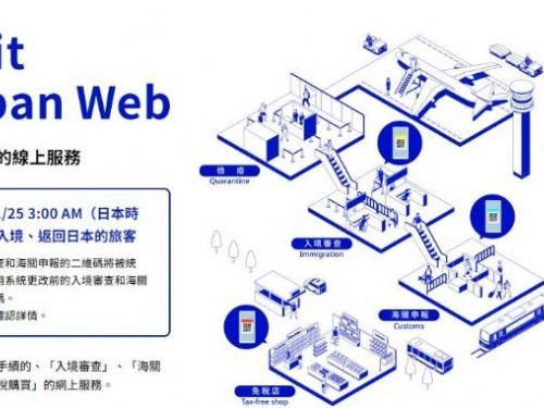 日本入境新規 : 自1月25日起「Visit Japan Web」統一QR Code，僅需掃描兩次