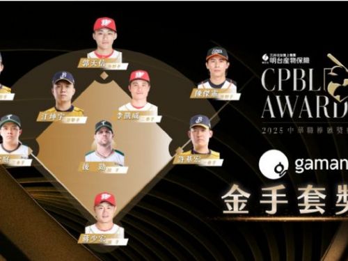 【2025中華職棒Gamania金手套獎揭曉】江坤宇締造六連霸紀錄　四球星勇奪雙料榮耀