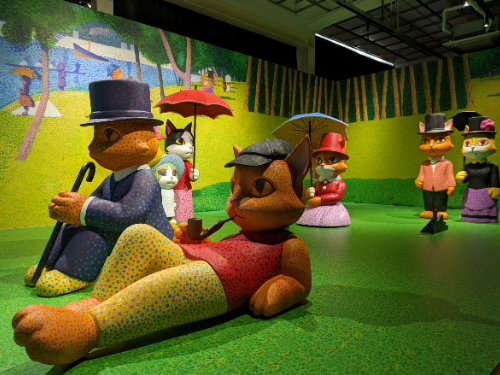 萌翻屏東！貓美術館限定場景超療癒