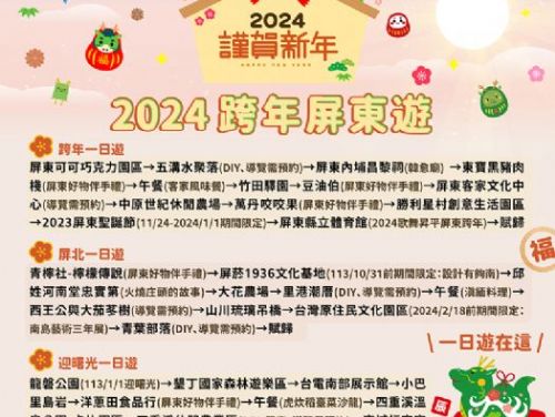 2024跨年遊屏東  迎曙光遊程推薦