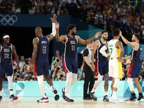 美國男籃大勝巴西，闖入巴黎奧運四強