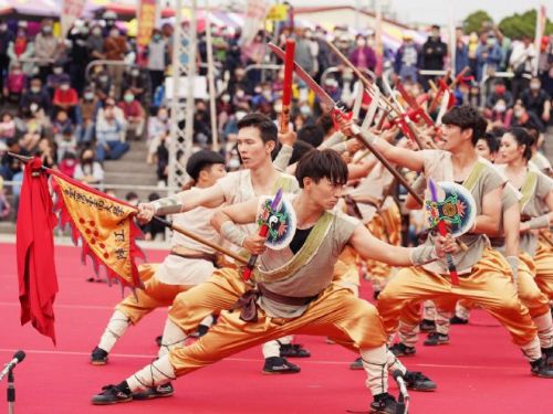 2024全國創意宋江陣頭大賽：鑼鼓聲震，英雄好漢聚內門