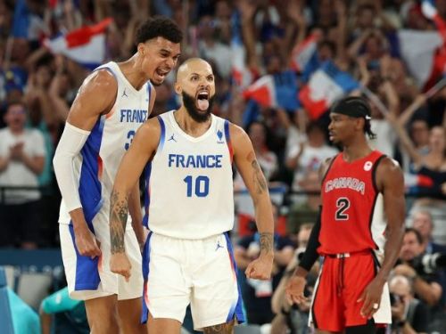 法國男籃擊退加拿大，挺進巴黎奧運四強