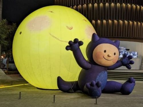 台南新營波光節：全台最療癒燈會！6米高「幾米月亮」降落，限時37天、限量400顆充氣燈籠等你來拿