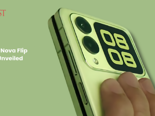 華為 8 月 6 日發表首款 nova 品牌摺疊手機 nova Flip，採用直向摺疊設計
