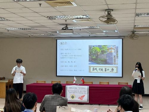 臺北市立成淵高中迎接日本北海道科學大學高等學校進行文化交流
