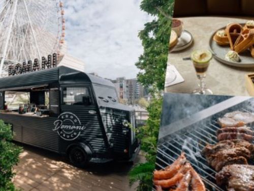 大直最 Chill 的秘密基地！NOKE「Domani Food Truck」露台餐車，喝杯下班開胃酒搭配義式燒烤料理