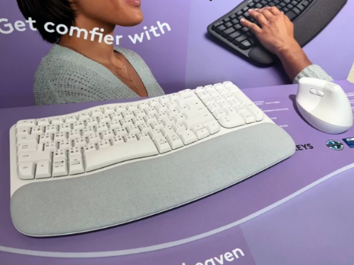 羅技在台推出新款人體工學鍵盤Wave Keys 增57%手腕支撐力道、減輕操作負擔