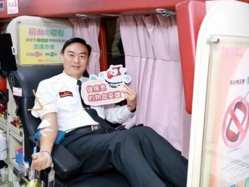 新竹市消防局舉辦119消防節獻血活動  捐熱血可享免費火鍋